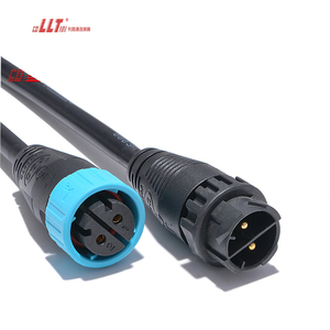 Llt 2pin M25 AC <span class=keywords><strong>DC</strong></span> Cáp biến tần kết nối nhựa Điện IP67 không thấm nước cáp điện kết nối - Product Image 4