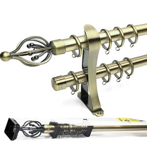 <span class=keywords><strong>Tringle</strong></span> à <span class=keywords><strong>rideau</strong></span> en fer réglable, vente chaude, élégante, télescopique de <span class=keywords><strong>3</strong></span> à 4 mètres, largement utilisée pour les rideaux de maison - Product Image 6