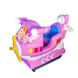 เครื่องเล่นรถแกว่งไฟเบอร์กลาสหยอดเหรียญสำหรับเด็ก สีสันสดใส - Product Image 1