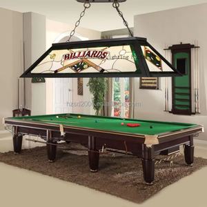 Lampe suspendue Tiffany pour table de billard 55 pouces, 6 lumières, pour bar à domicile, salle à manger, fourniture directe d'usine, matériau en verre, tailles moyennes - Product Image 2