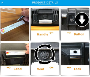 <span class=keywords><strong>Pp</strong></span> IP67 OEM Nhiệm Vụ Nặng Nề Vận Chuyển Lớn Chiến Đấu Trường Hợp <span class=keywords><strong>Carring</strong></span> Rugged Trường Hợp Công Cụ Trên Bánh Xe 32L Cho Thiết Bị Điện Tử - Product Image 3