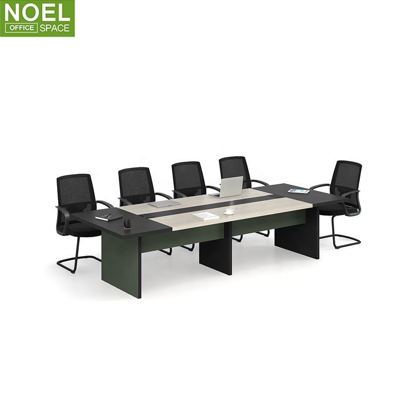 E1 grade MFC panneaux moderne modulaire de bureau table de réunion