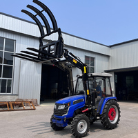 50hp 75HP EPA 4x4 petit nouveau tracteur avec chargeur frontal pelle rétrocaveuse tondeuse à gazon tracteurs camions Agriculture Mini tracteur agricole