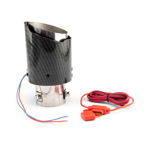 TP-1009 Punta <span class=keywords><strong>de</strong></span> <span class=keywords><strong>Escape</strong></span> Universal con <span class=keywords><strong>LED</strong></span> Luminoso Rojo <span class=keywords><strong>para</strong></span> <span class=keywords><strong>Tubo</strong></span> <span class=keywords><strong>de</strong></span> 35-63mm <span class=keywords><strong>de</strong></span> Borde Recto/Curvo, <span class=keywords><strong>Luz</strong></span> Roja/Azul - Product Image 4