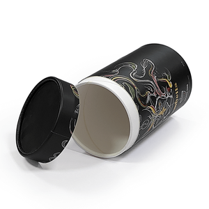 กล่องของขวัญทรงกระบอกแบบกำหนดเอง เป็นมิตรกับสิ่งแวดล้อม รีไซเคิลได้ พร้อมฝาปิด บรรจุภัณฑ์กระดาษคราฟท์ กล่องกระดาษทิชชู่ลายดอกไม้สุดหรู ขายส่ง - Product Image 2