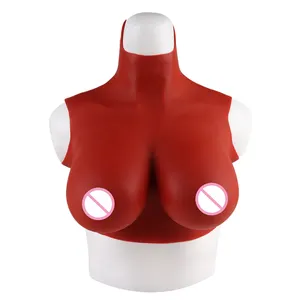 Drop Shipping OEM Color E Cup large silicone breast forms artificial boobs crossdressing transgender cosplay