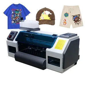 2 cabeças xp600 impressora digital dtf, 30cm a3, filme de animais de estimação, camiseta dtf, máquina de impressão, pó shake, impressora dtf