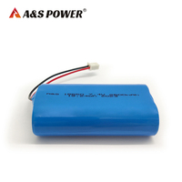 Prix de gros lithium ion icr18650 2S 7.4v 2600mah batterie li-ion avec certification un38.3 pour talkie-walkie