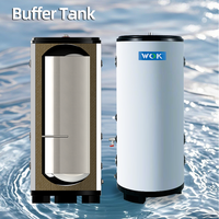 Réservoir tampon en acier inoxydable 100L haute efficacité pour chauffage, ventilation et climatisation (HVAC) usage domestique, stockage d'eau chaude au gaz/solaire, conception écologique, livraison rapide