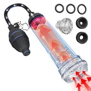 Pompe à vide puissante et réglable en pouces, étanche, pour l'<span class=keywords><strong>agrandissement</strong></span> du pénis, avec forte aspiration, ensemble de sous-vêtements d'entraînement pour la masturbation masculine - Product Image 1