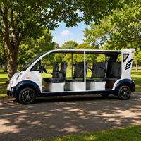 Bus de patrouille électrique touristique 8 places, nouveau design, véhicule de patrouille électrique pour la sécurité communautaire, vente en gros usine