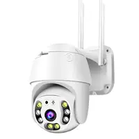 Caméra de surveillance dôme extérieure PTZ IP WiFi hd 1080P, dispositif de sécurité domestique sans fil, avec Zoom x4, suivi automatique