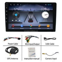 Lecteur multimédia portable universel Android BOSSTAR pour voiture, écran tactile, autoradio avec GPS intégré, USB, BT, WIFI, 9 pouces, Carplay