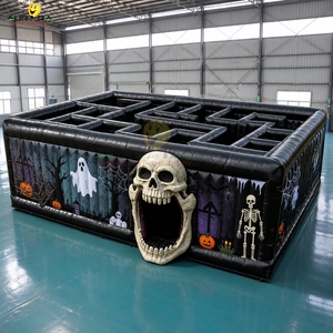 Labyrinthe hanté gonflable personnalisé Halloween location <span class=keywords><strong>de</strong></span> labyrinthe jeux <span class=keywords><strong>de</strong></span> labyrinthe gonflable personnalisé - Product Image 4