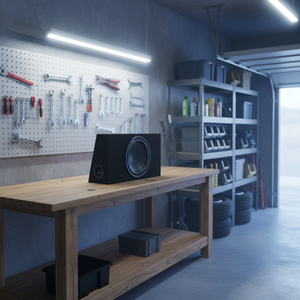 Caisse <span class=keywords><strong>de</strong></span> subwoofer passive pour voiture JLD <span class=keywords><strong>de</strong></span> 12 pouces, 15 mm, en MDF, 250 W, cône en PP, enceinte en bois, tapis noir, ventilation - Product Image 2