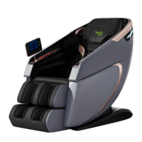 Escarpins de massage électriques, siège de luxe, portable, avec pièces de rechange 4D, en cuir, 3D