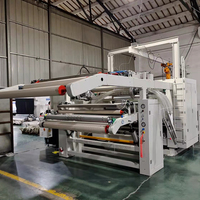 Machine de stratification de colle thermofusible de PUR pour le matelas imperméable de film d'unité centrale de TPU