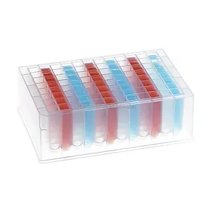 Laboratory supplies Deep orifice plate PP Transparent 96 Square Deep Hole Plate 2ml Square Well V Bottom 96 Deep Well Plate
