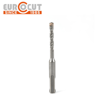 Foret plat industriel EUROCUT SDS Plus avec carbure YG8C et alliage 40Cr pour béton armé