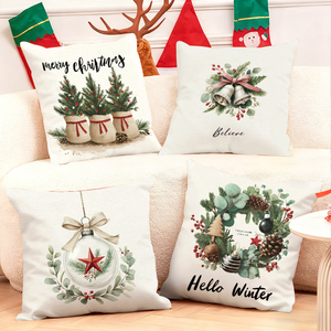 Christmas throw pillows with festive designs for cozy holiday decor - Product Image 1