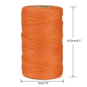 Nuevo Cordón de Yute Vintage de 2mm, Cuerda, Hilo, Cinta de Arpillera para Manualidades, 100m/rollo, Cuerda de Yute de Bangladesh para Envolver Regalos para Fiestas BD - Product Image 2