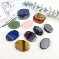 Offre Spéciale : Pierre de méditation plate en cristal naturel poli, pierre précieuse semi-précieuse, idéale pour la méditation et comme cadeau.