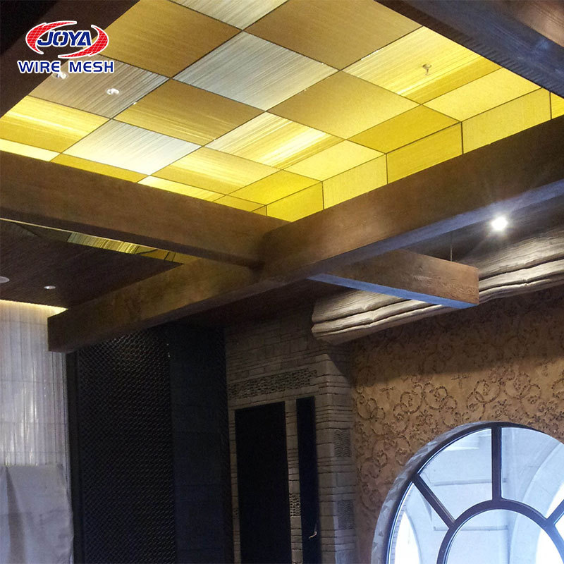 Aluminum Decorative Woven Wire Mesh Screen