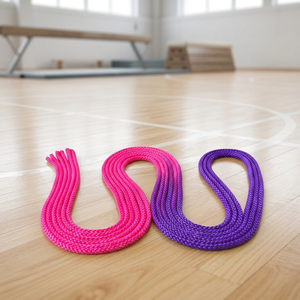 Alta calidad precio barato al por mayor entrenamiento de danza profesional azul Rosa <span class=keywords><strong>Gimnasia</strong></span> Rítmica <span class=keywords><strong>cuerda</strong></span> de Arte de nailon - Product Image 6