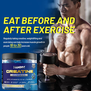 OEM ODM Créatine sans sucre Gummy Créatine Monohydraat Gummies avec électrolytes pour stimuler l'énergie et l'endurance - Product Image 6