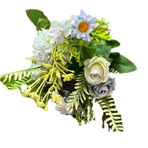Bouquet de roses et pivoines artificielles Dream Castle en PVC et soie, pour décoration de mariage, maison et accessoires de photographie extérieure - Product Image 5
