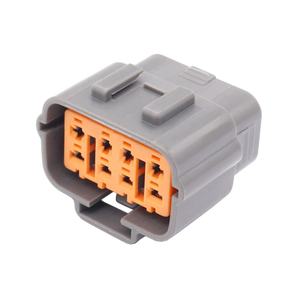 Connecteur de boîtier automobile étanche gris série <span class=keywords><strong>DLS</strong></span> 6195-0051 femelle 8 broches - Product Image 2