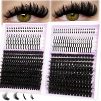 [Meilleure Vente] Faux Cils en Fibre Synthétique DIY Style Fée Européen et Américain + Cils Inférieurs Individuels