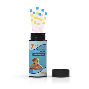 Pool And Spa Test Strips Test pH, Chlorine, Bromine, Hardness And More, Accurate 7-in-1 Swimming Pool Water Testing