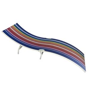 Chaise longue pliable Teslin à cadre en <span class=keywords><strong>aluminium</strong></span> extérieur populaire pour <span class=keywords><strong>bain</strong></span> <span class=keywords><strong>de</strong></span> <span class=keywords><strong>soleil</strong></span> à la plage <span class=keywords><strong>Design</strong></span> portable pour hôtels et spas <span class=keywords><strong>de</strong></span> natation - Product Image 2