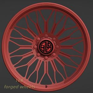 168 forme de fleur de moyeu de roue forgée en alliage d'aluminium de haute qualité personnalisée se vend bien pour Porsche 911 Cayenne Bentley Tiggo Audi - Product Image 2