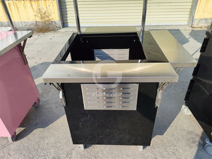 Chariot mobile de poussée de crème glacée de prix usine la meilleure vente avec le chariot de crème glacée de boîte plus fraîche - Product Image 6