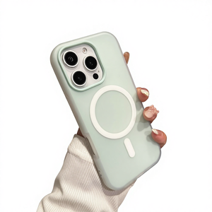 Coque de téléphone portable personnalisée en TPU magnétique deux-en-un avec cadre de protection pour appareil photo en gelée givrée pour iPhone 17 Pro Max, 15 Pro, 14 - Product Image 6