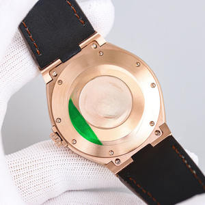 Montres de luxe haut de gamme pour hommes, étanches, avec phase de lune, calendrier perpétuel, cadran à aiguilles, en acier inoxydable - Product Image 4