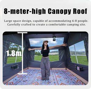 Kolay kurulum anında Pop kare plaj çadırı <span class=keywords><strong>2</strong></span> 1 tasarım teslim tam kapsama UV koruma geniş iç - Product Image 3