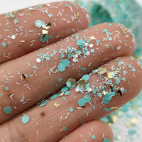 Paillettes en vrac en gros, paillettes néon épaisses mélangées
