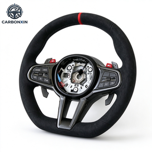 Volant en fibre de carbone pour BMW CS Série G F30 G07 G20 G22 G23 G26 G80 G81 G30 G32 G34 G36 G80 G84 F90 M3 M4 M5 M Sport - Product Image 3