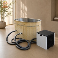 Baignoire d'immersion froide pour usage extérieur avec filtre à eau pour centre de bien-être