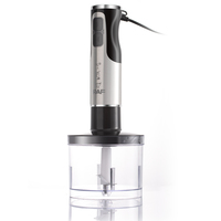 Set Blender Tangan RAF 4 in 1 dari Baja Anti Karat, Perlengkapan Dapur untuk Mengaduk Adonan, Kue, dan Makanan, dengan Wadah 600ml