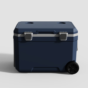 Boîte isotherme de grande capacité pour la pêche en voiture, en matériau PU moderne, avec roues de chariot, pour le <span class=keywords><strong>camping</strong></span>, boîte cadeau - Product Image 1