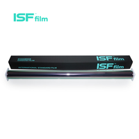 ISF 2.5 Mil 61% VLT 93%IRR Film céramique nano vert professionnel pour concessionnaires mondiaux, protection UV, contrôle solaire, changement de couleur de voiture
