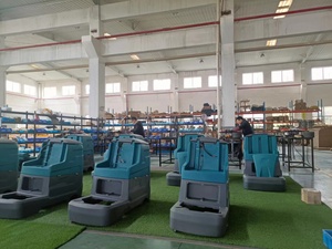 Nettoyeur-sécheur de sols industriel automatique à double bac, machine de nettoyage à prix abordable pour carrelage/bois/peinture - Product Image 6