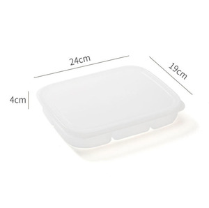 卸売4区画食品グレード気密容器コンパートメントシーリング玉ねぎ生姜ニンニク調理済み野菜ボックス - Product Image 2