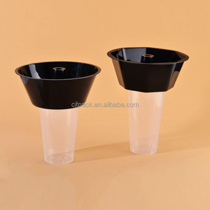 Bicchieri Monouso in PP da 90mm con Vassoio per Snack e Cannucce per Bubble Tea e Cola - Vendita Calda - Product Image 1