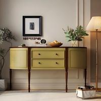 Console d'entrée rétro française, buffet de style campagnard américain, meuble de séparation décoratif pour couloir, armoire de salon