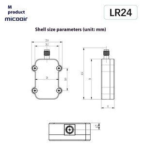 Tầm xa 2.4G Drone lr24 từ xa đài phát thanh mô-đun 10 km Truyền Kỹ Thuật Số Chống nhiễu cho APM/px lây lan Phụ kiện - Product Image 5